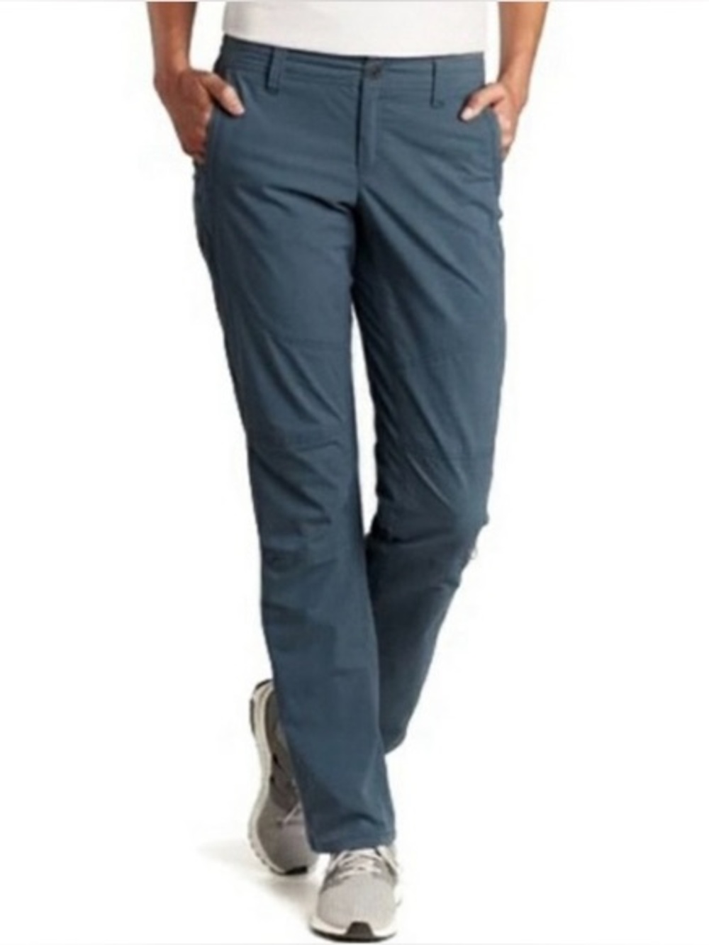 KÜHL Women’s Freeflex Roll-Up Pants 8 Short Blue Rainstorm Stretch